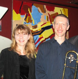 Dave Bones Portland Jazz Trombone and Gaea Schell LA Jazz Pianist